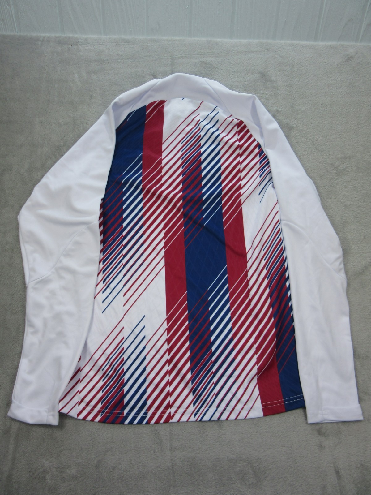Nike FC Barcelona Tracksuit Boys Youth Sz. Small 1/4 Zip Top & Pants White Blue image 10