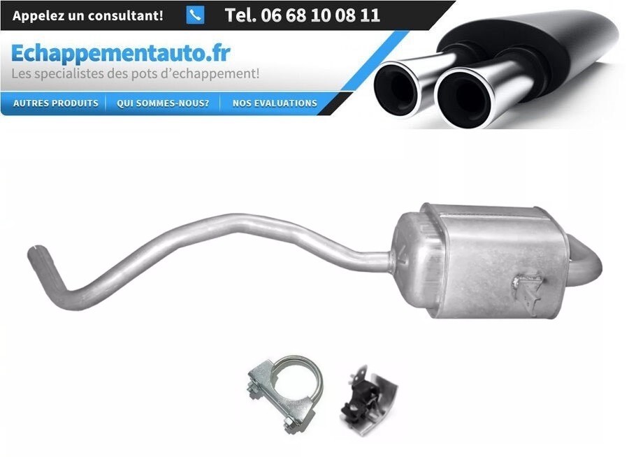 Silencieux échappement Renault Scenic 3 1.5 dCi depuis 2009 d'origine OE 203000026R