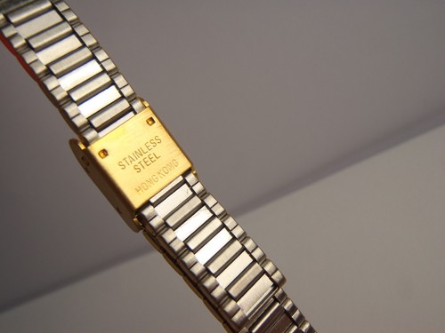 14mm Hadley Roma Women Yellow Gold-Plated Stainless Steel Watch Band Curved ends - Picture 21 of 24