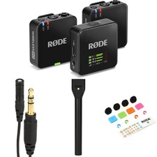 Rode Wireless GO III Dual-channel Wireless Microphone System Interview Bundle