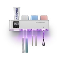 Toothbrush Holders Wall Mounted for Bathrooms, Toothbrush Holder - Smart Home...