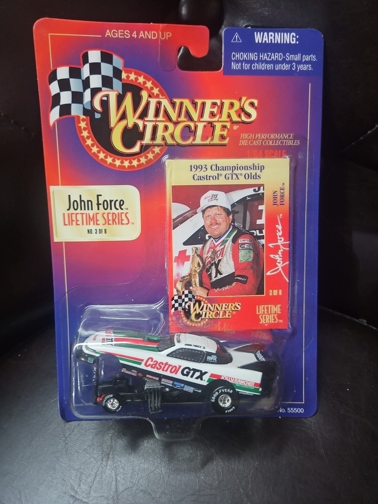 John Force 1993 Olds Winners Circle Lifetime Series Diecast Race Car (F)