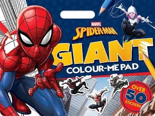 Marvel Spider-Man: Giant Colour-Me Pad | Superhero Colouring & Activity Book