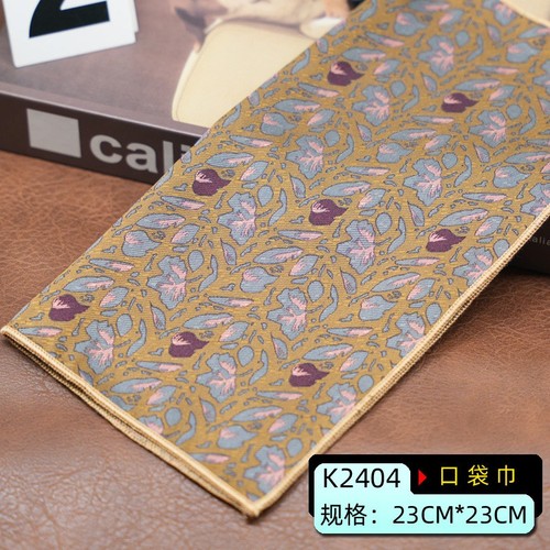 Vintage Paisley Square Pocket Chest Business Suit Accessories Men's Handkerchief - 第 27/35 張圖片