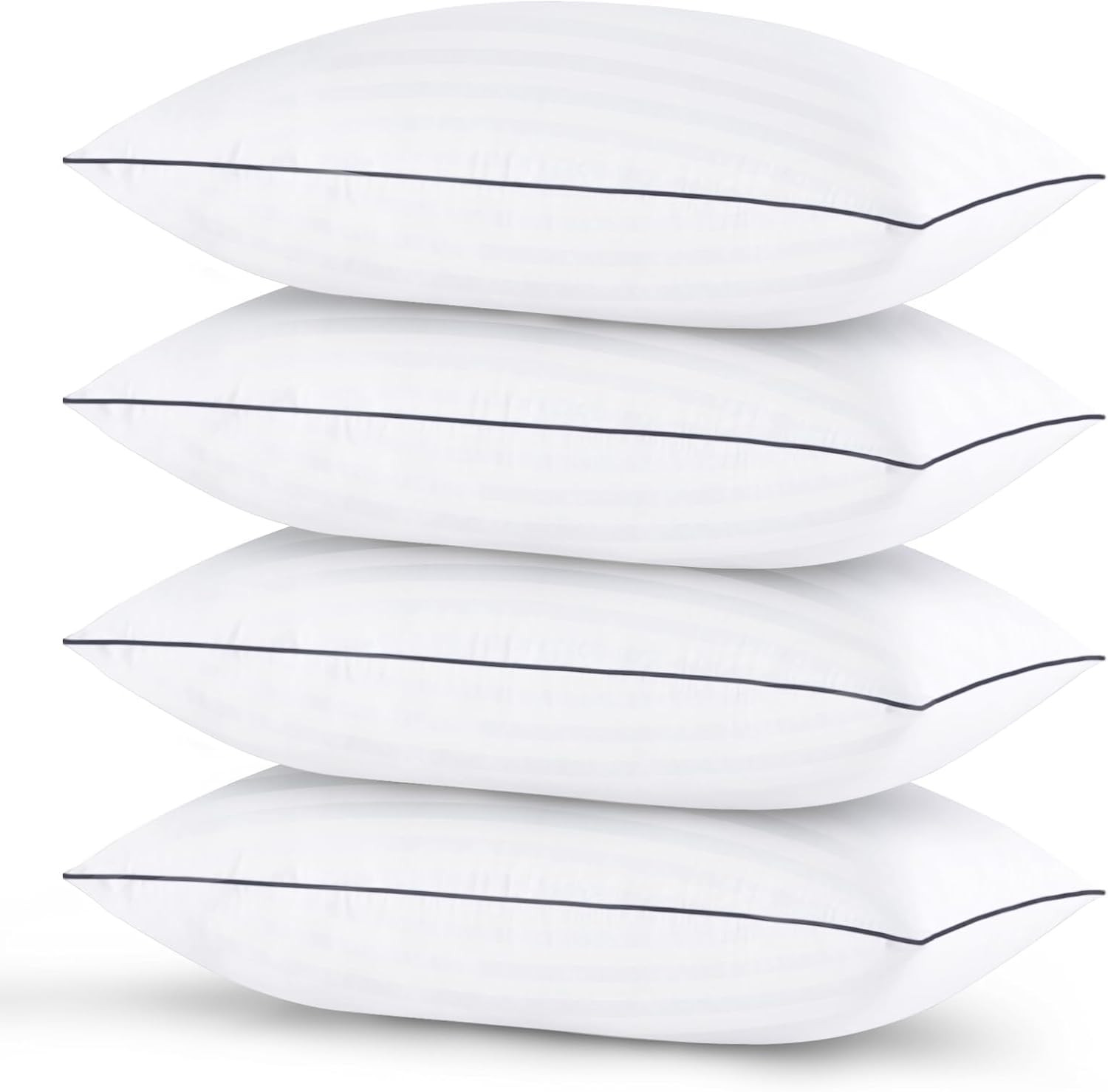 GOHOME Pillows Standard Size Set of 4 - Bed Pillows for Sleeping 4 Pack, Cooling