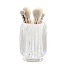 Crystal Makeup Brush holder Organizer, Vintage Make Up Brush Cup Pen Pencil H...