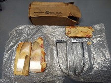 Nos 1960-62 Valiant Plymouth B-body Front Marker Turn Signal Lenses Bezels