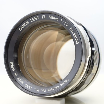 ★超美品★ キャノン CANON FL 58mm F1.2 #20514V Near Mint] Canon FL 58mm F1.2 MF Manual Focus Standard Lens FD