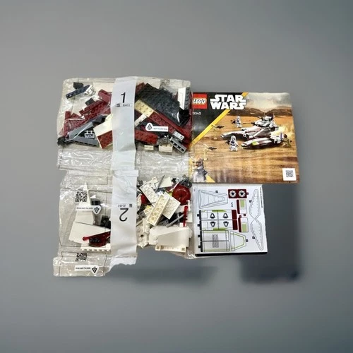 LEGO Star Wars Republic Fighter Tank Set Complete 75342 BUILD ONLY NO FIGURES