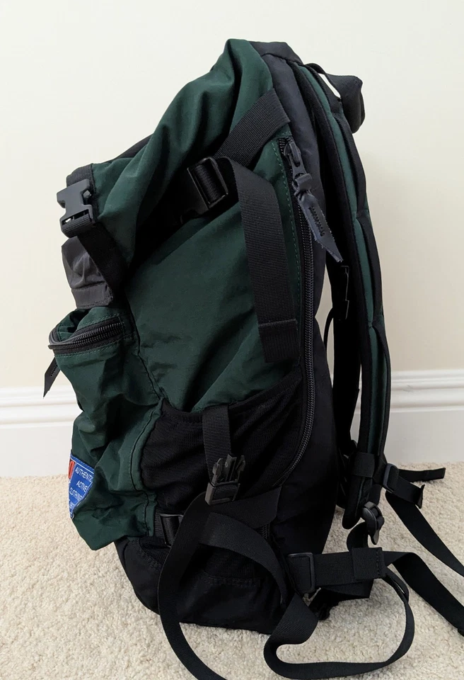 Ralph Lauren Polo Deportivo Utilitario Roll-Top Verde Oscuro Senderismo Aire Libre Mochila Foto 3 de 4