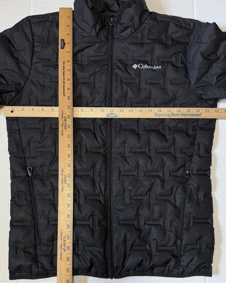 COLUMBIA - Men's Delta Ridge II Omni-HEAT Full-Zip Rainproof Down Jacket -Medium - Image 4 of 4