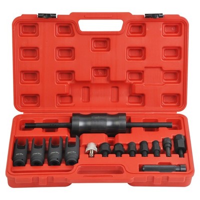 Diesel Injector Extractor Puller & Common Rail Adaptor Slide Hammer Removal Kit