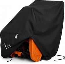 IC ICLOVER Snow Blower Cover, Universal fit Two Stage Basic Black 