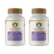 2 packs X Maharishi Ayurveda Glucomap 60 Tabs FREE SHIPPING