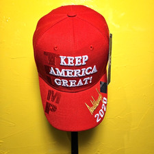 NWT 2020 MAGA Keep America Great Donald Trump Hat DC Red