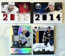 (3) 2014-15 ZEMGUS GIRGENSONS Rookie Playbook Select RPA #/99 Silhouette🔥Sabres