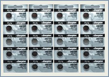 20 Energizer 1.55V Button Cell SR1130SW Watch Batteries