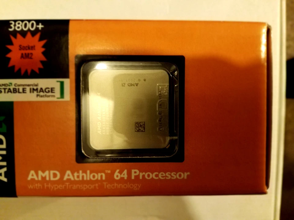 AMD Athlon 64 3800 640KB  2.4 GHz  Socket AM2 CPU ADA3800CWBOX ADA3800IAA4CW - Image 4 of 4