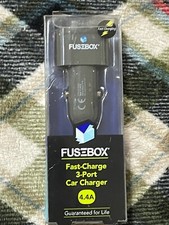 Fuse Box USB Fast Charge Car Charger 3 Port 4.4 amp
