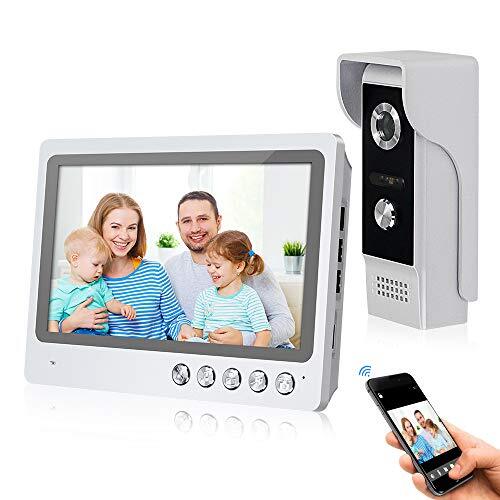 FTSTech Videocitofono WiFi da 9pollici,Sistema di Videocitofono a 4 fili (L9g)