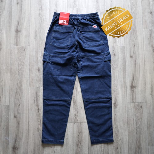 DIESEL D-KROOLEY Jogg Cargo Denim Jeans - Blue - W32 - Picture 13 of 23