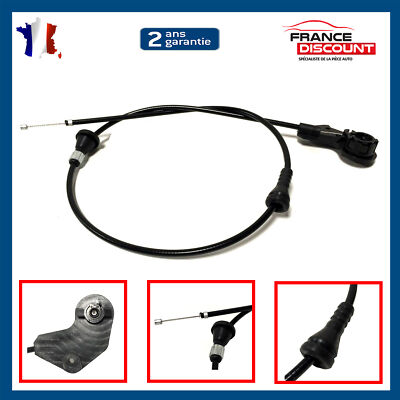 Câble Tirette D'ouverture De Capot Pour Audi A4 B6 (2000-2005) - Compatible Références 8E1823531C/D