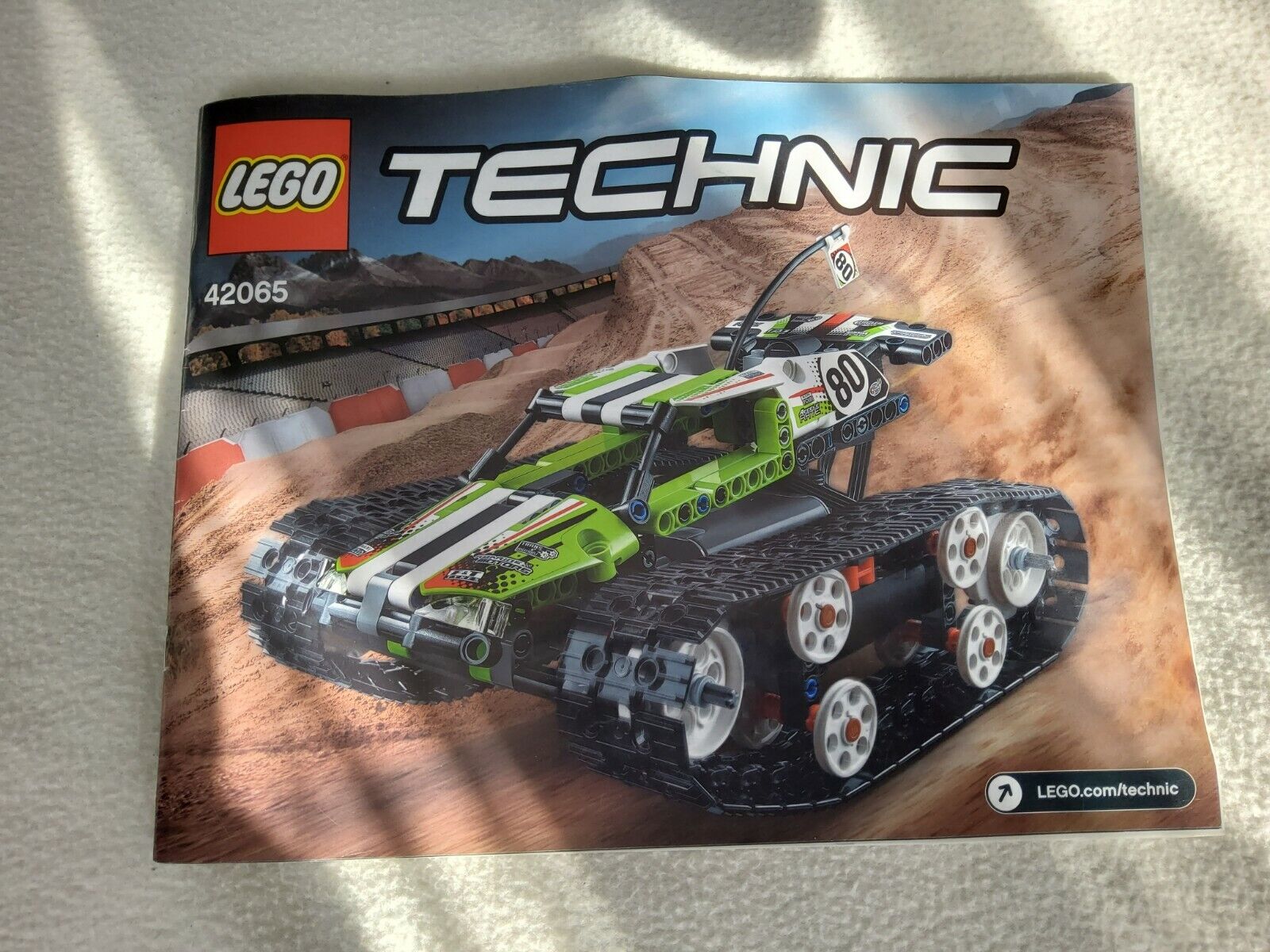 Matroos Picasso Omdat lego technic 42065 RC tracked racer instruction manual & sticker | eBay