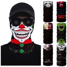 Skull Face Mask Bandanas Neck Gaiter Headwear Magic Scarf Headband for Man Woman