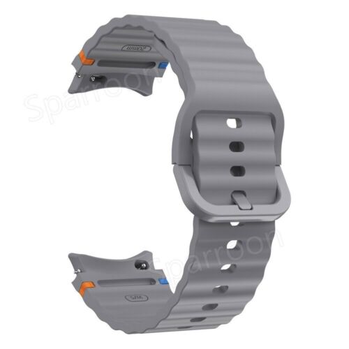 For Samsung Galaxy Watch 7/6/5/4/FE 40/44/47mm Sport Silicone Watch Band Strap - Picture 45 of 90