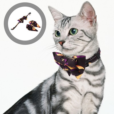  Cone for Dogs Prevent Licking Halloween Collar Wear-resistant Pet Bow Tie
