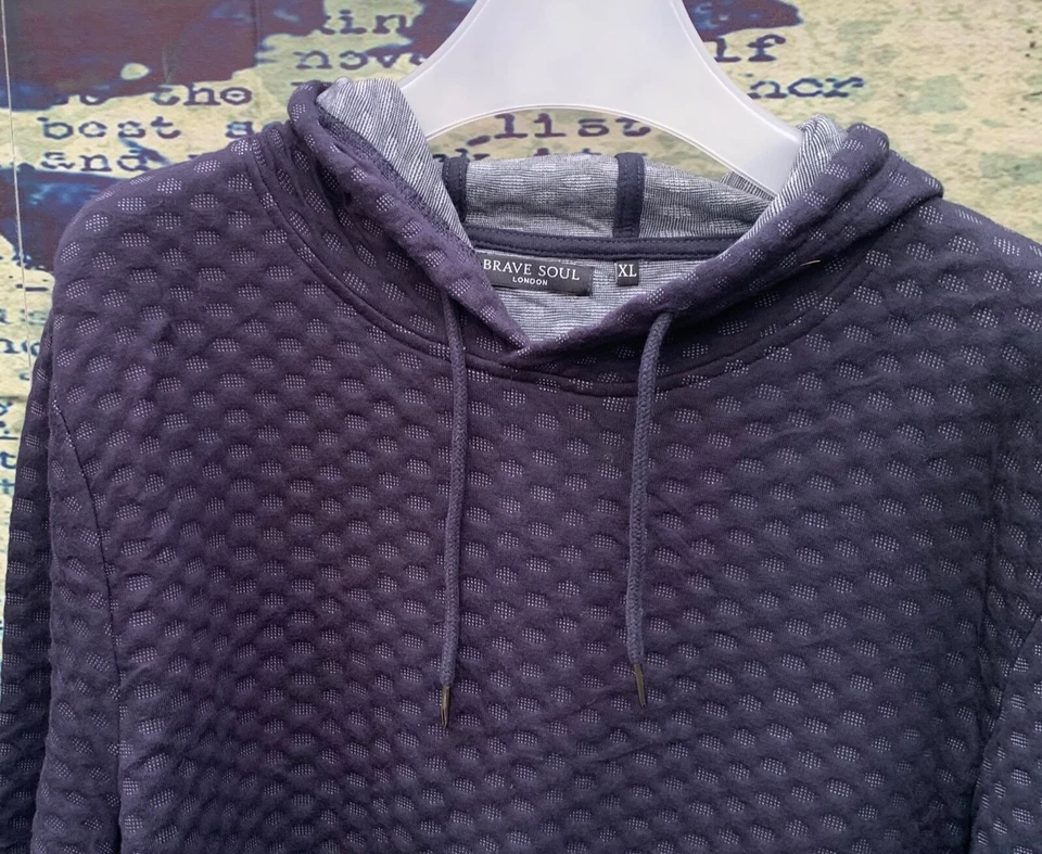 Sale BRAVE SOUL Mens Hoodie Size:XL - Image 2 of 4
