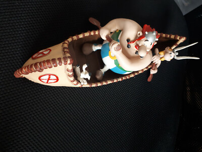 Figurine Astérix Atlas Plastoy - La Charrette D'Astérix & Obélix - Résine - Occasion