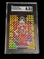 2023 Panini Mosaic MICHAEL WILSON #350 Prizm SGC 8.5