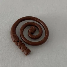Lego Parts 61975 (1pc) Minifigure Weapon Whip Coiled