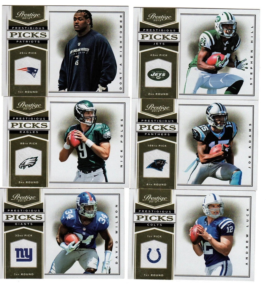 2012 Panini Prestige Football Insert Cards Choose One or More From List - Image 2 of 4