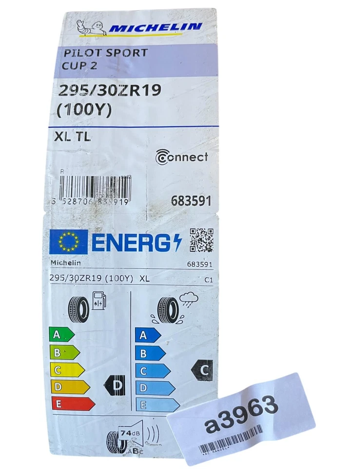 DOT: 2224 Michelin Pilot Sport Cup 2 XL TL 295/30 ZR19 100Y Sommer-Reifen Connec - Bild 2 von 2