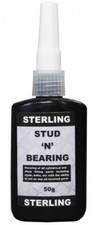 6 x Stud & Bearing 50ML STUDLOCK Adhesive Red Hi Strength Lock Sealer Bolt Nut