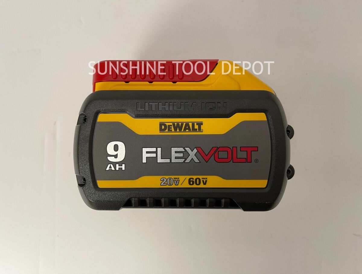 DEWALT DCB609 (1) 20V/60V MAX FLEXVOLT 9 Ah Lithium Ion DEWALT DCB609 (1) 20V/60V MAX FLEXVOLT 9 Ah Lithium Ion