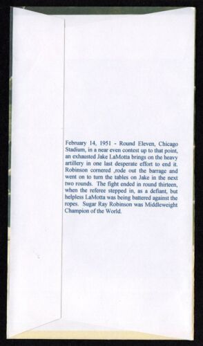 USA, SCOTT # 4020, BGC FDC COVER 2006 SUGAR RAY ROBINSON, WORLD CHAMPION BOXER - Picture 2 of 2