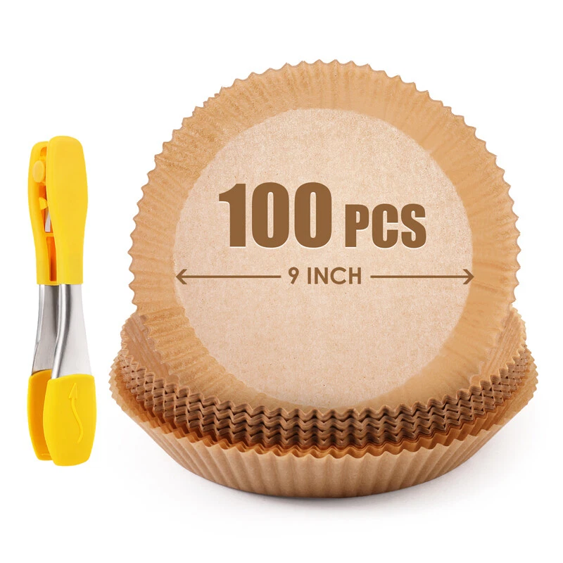 Air Fryer Liners 100 pcs Disposable Parchment Paper Liner Non Stick Food
