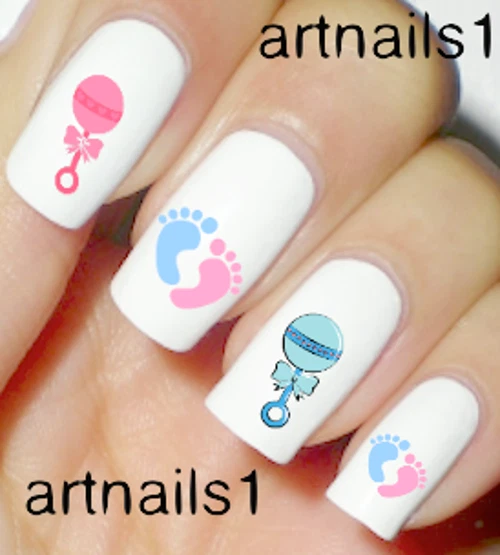 Whats Up Nails Whale & Tale Vinyl Stencils for Nail Art Design - Walmart.com