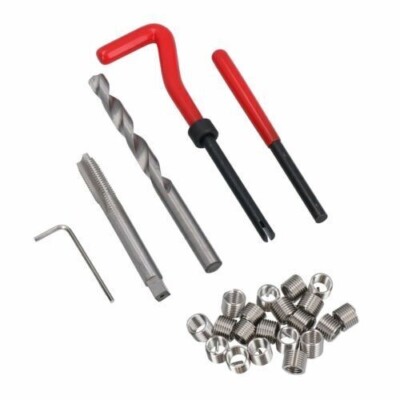 M8 x 1.25 Thread Repair Tool Stainless Helicoil Wire Insert Kit 25PC