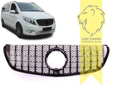 Sportgrill Kühlergrill für Mercedes Benz V Klasse Viano W447 schwarz glänzend
