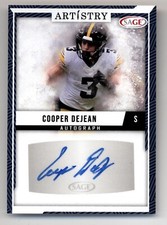2024 Sage Hit Artistry Cooper DeJean Rookie Auto RC Eagles