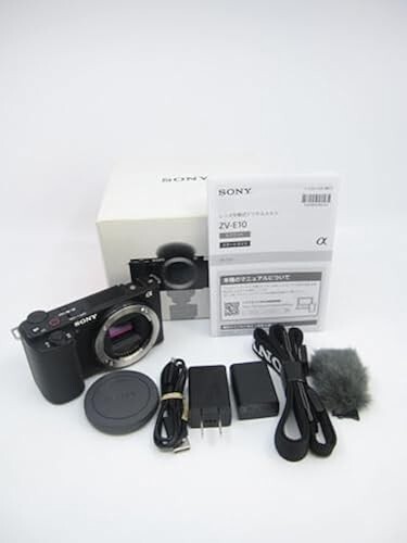 Sony ZV-E10 Mirrorless 24.2MP 4K Digital Camera Body Black Japan - Picture 2 of 6