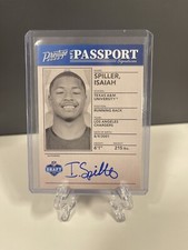 2022 Prestige NFL Passport Signatures Isaiah Spiller ROOKIE Auto - LA Chargers -