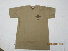 T-Shirt: PARAS,Parachute Regiment,khaki,gedrucktes Emblem, Gr. XX Large