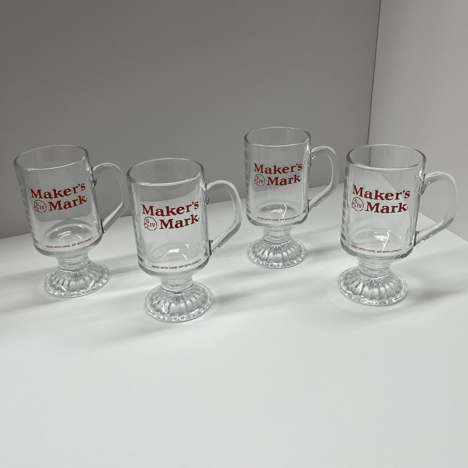 &rsquo;s Mark Irish Coffee Set Of 4 Hot Toddy Glasses / Mugs Authentic Rare