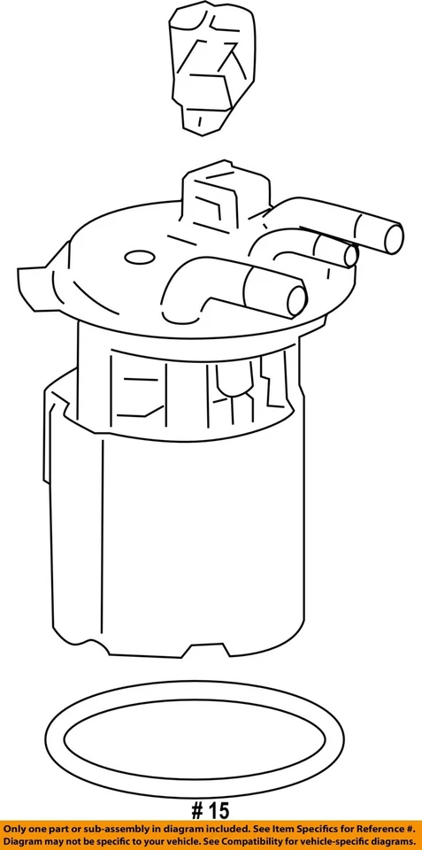 Used Fuel Pump fits: 2008 Gmc Yukon Pump Assembly 6.0L Hybrid Grade A Foto 4 de 4