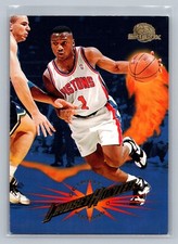 1995 SkyBox Premium #37 Lindsey Hunter Detroit Pistons